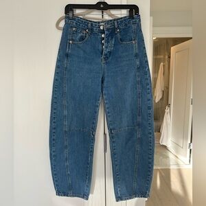 Parke Blue Denim Horseshoe Jeans
